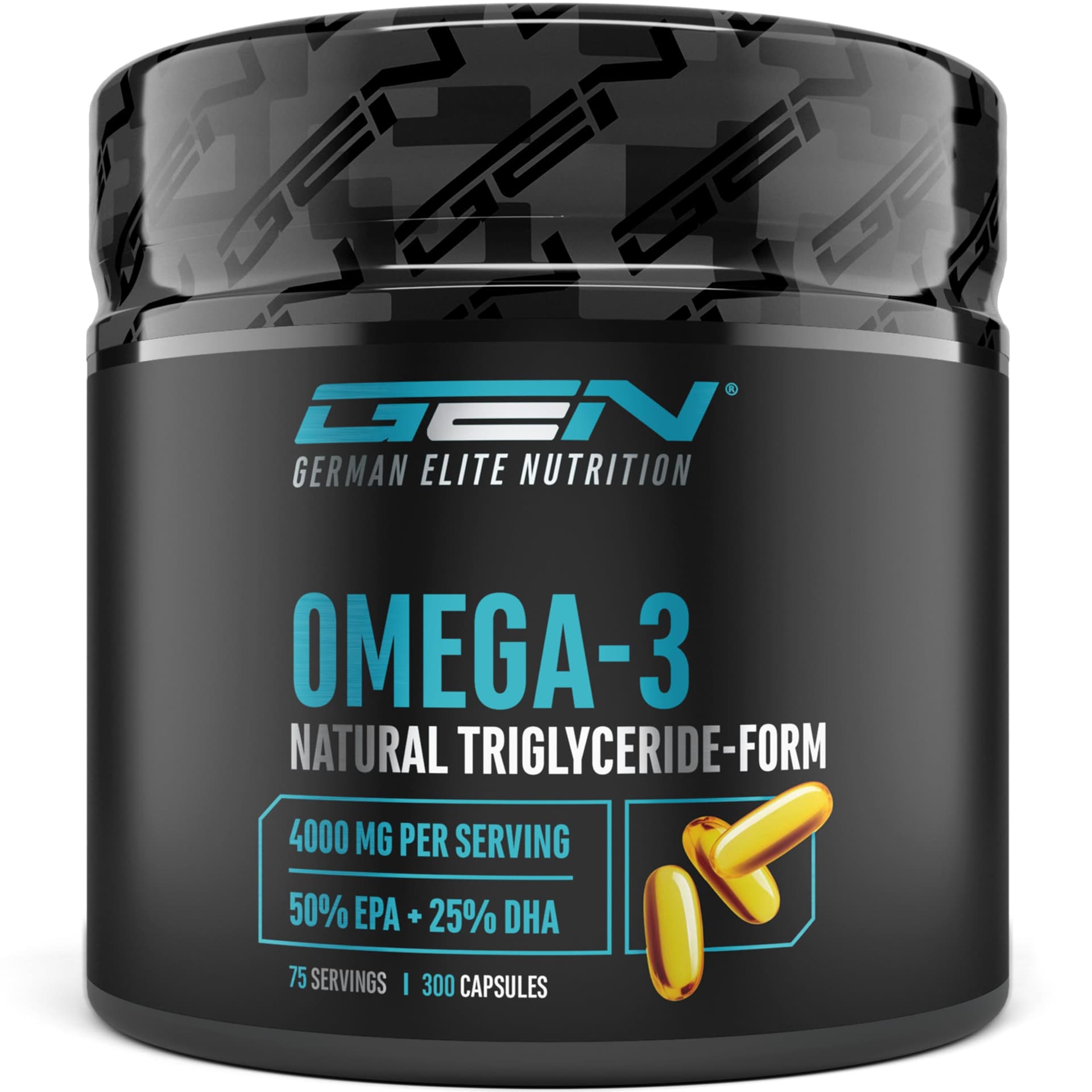 GEN GERMAN ELITE NUTRITION Omega 3 hochdosiert mit 4000mg